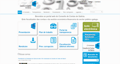 Desktop Screenshot of consellodecontas.es