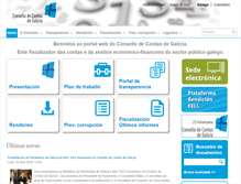 Tablet Screenshot of consellodecontas.es